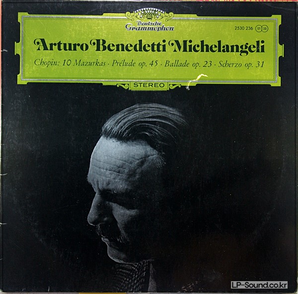 CHOPIN: PIANO BALLADE OP.23 MICHELANGELI DGG 2530 236