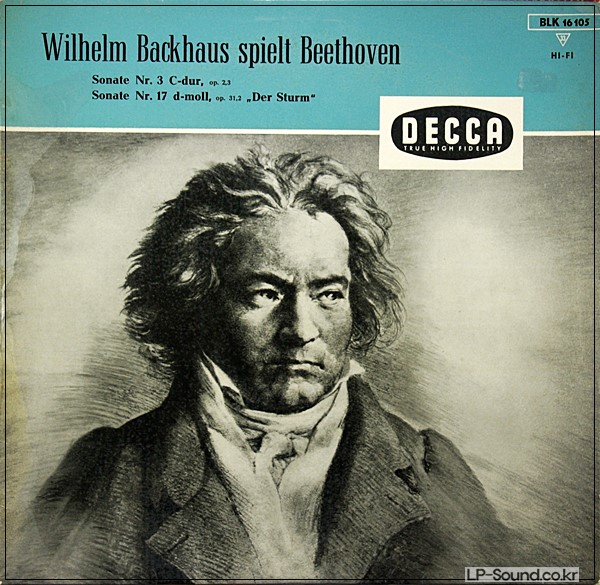 BEETHOVEN PIANO SONATA NO.3 NO.17 BLK 16 105