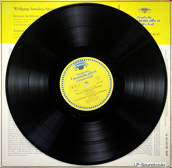 MOZART CONCERTO NO.26 KV 382 CARL SEEMANN LPM 18143