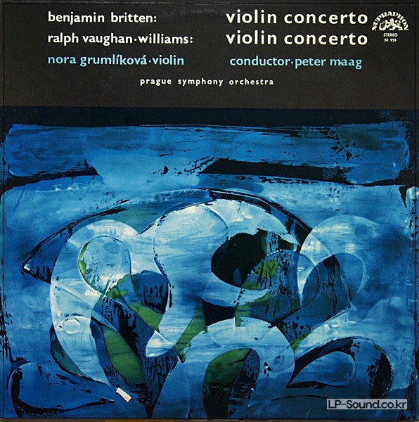 BRITTEN VAUGHAN WILLIAMS VIOLIN CONCERTO MAAG GRUMLIKOVA SUPRAPHON 50959