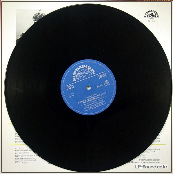 BRITTEN VAUGHAN WILLIAMS VIOLIN CONCERTO MAAG GRUMLIKOVA SUPRAPHON 50959