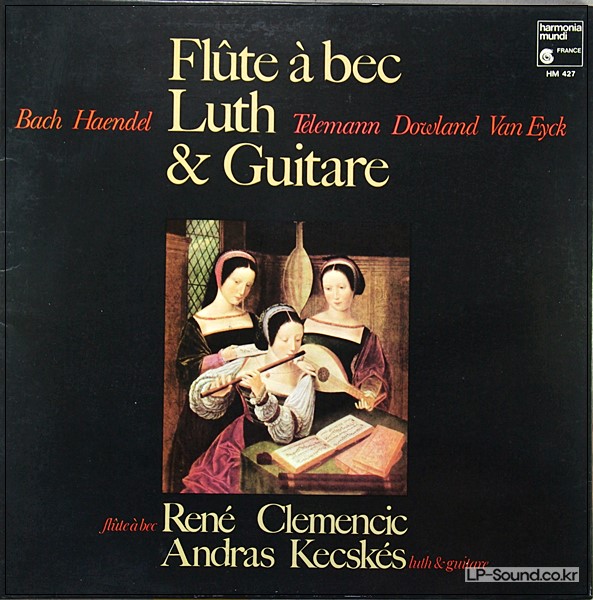 RENE CLEMENCIC, ANDRAS KECSKES - TELEMANN BACH DOWLAND - HARMONIA