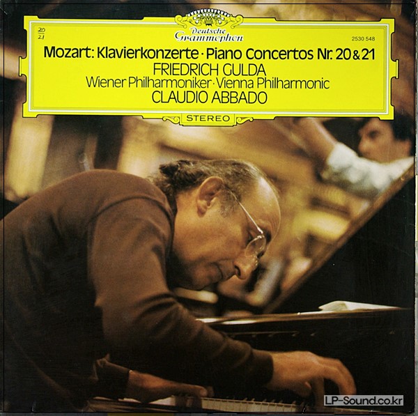 FRIEDRICH GULDA, ABBADO - MOZART PIANO CTOS 20 & 21 - DG 2530 548