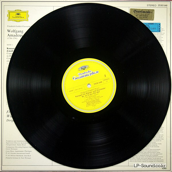 FRIEDRICH GULDA, ABBADO - MOZART PIANO CTOS 20 & 21 - DG 2530 548