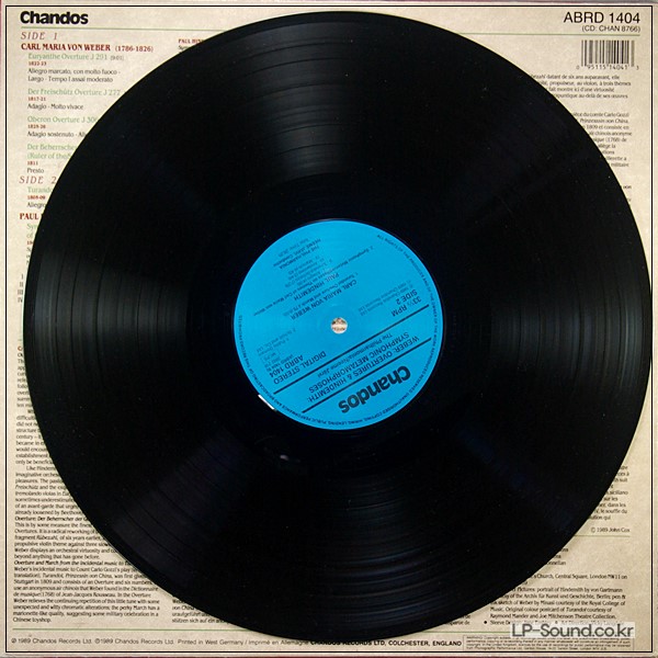 JARVI: HINDEMITH (METAMORPHOSEN) + WEBER (OVERTURES). CHANDOS ABRD 1404