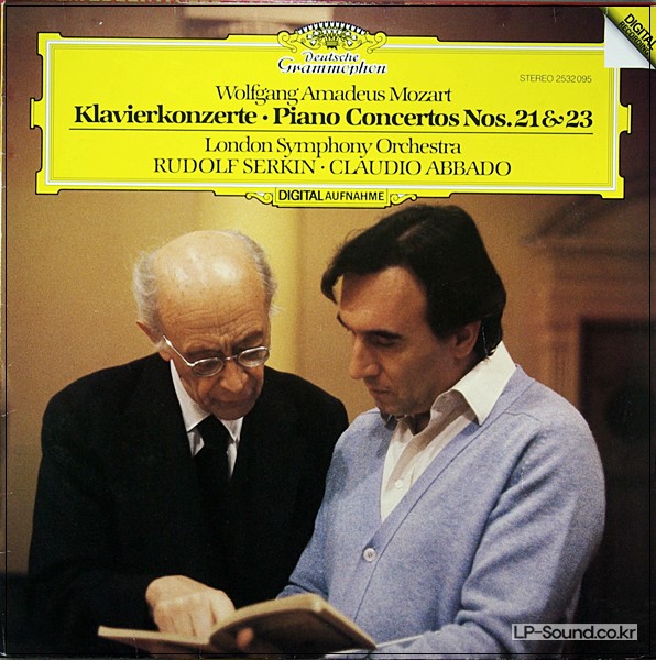 MOZART PIANO CONCERTOS NO 21 & 23  SERKIN, ABBADO DG 2532 095