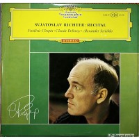 RICHTER PIANO RECITAL CHOPIN ETC. DGG RED STEREO SAMPLE SLPM 138 849