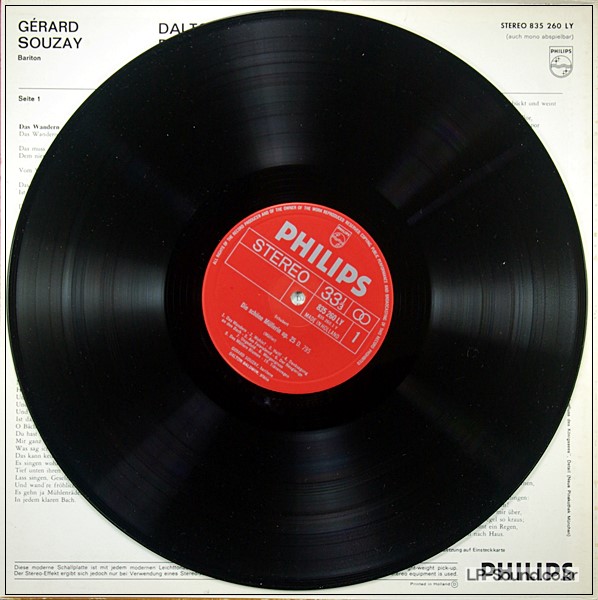 SCHUBERT: DIE SCHöNE MüLLERIN - SOUZAY/BALDWIN (PHILIPS 835 260 LY