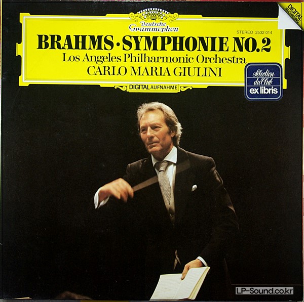 BRAHMS - SYMPHONY NO. 2 / CARLO MARIA GIULINI / DGG DIGITAL 2532 014