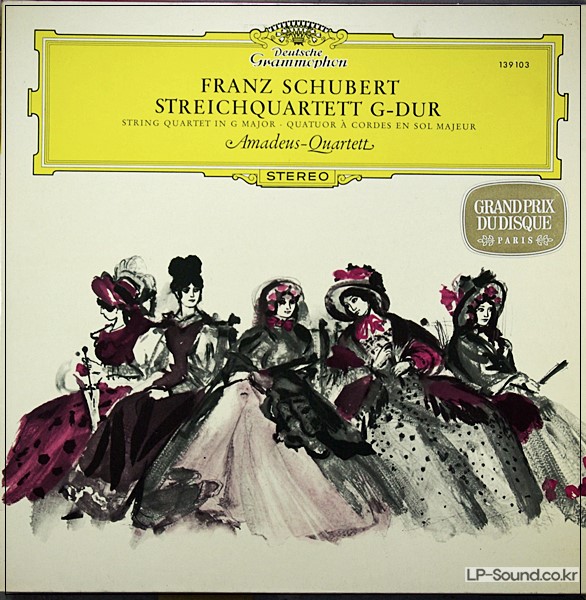 FRANZ SCHUBERT AMADEUS-QUARTETT STREICHQUARTETT DEUTSCHE GRAMMOPHON