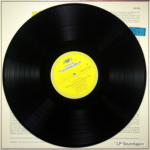 FRANZ SCHUBERT AMADEUS-QUARTETT STREICHQUARTETT DEUTSCHE GRAMMOPHON