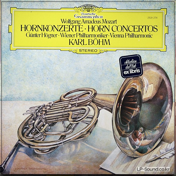 MOZART HORN CONCERTOS VIENNA PHIL BOHM HOGNER DG 2531 274