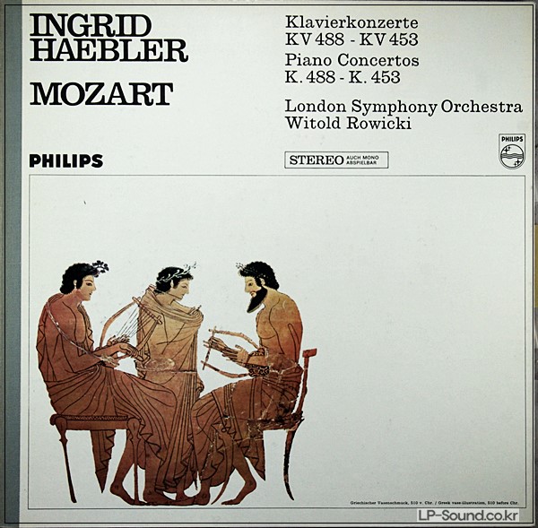 MOZART - INGRID HAEBLER, WITOLD ROWICKI, LONDON 835 308LY