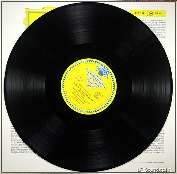 TCHAIKOVSKY SYMPHONY NO 6 SLPM 138 659  STEREO