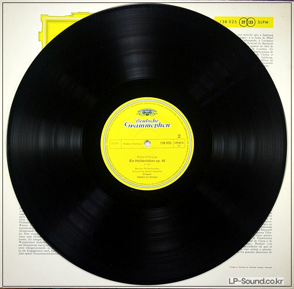 RICHARD STRAUSS EIN HELDENLEBEN  HERBERT VON KARAJAN  DGG 138 025