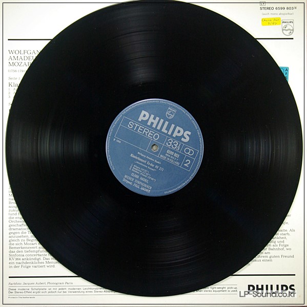 CLARA HASKIL SPIELT MOZART  CLARA HASKIL  6599 803