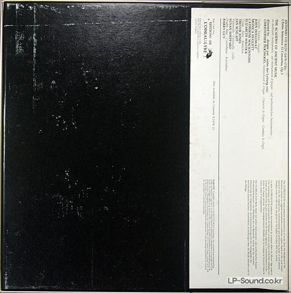 VIVALDI - L'ESTRO ARMONICO OP 3 THE ACADEMY   D1245D 2