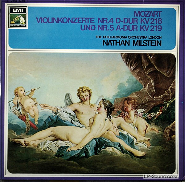 MOZART VIOLIN CONCERTOS NO. 4 & 5   MILSTEIN  EMI