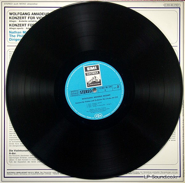 MOZART VIOLIN CONCERTOS NO. 4 & 5   MILSTEIN  EMI