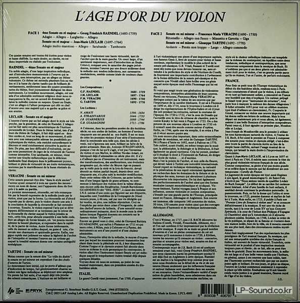 LOLA BOBESCO - L’AGE D’OR DU VIOLON