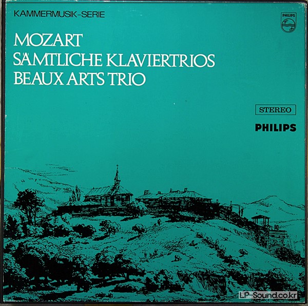 MOZART - THE PIANO TRIOS - BEAUX ARTS TRIO - 1ED PHILIPS STEREO AY 2LP BOX