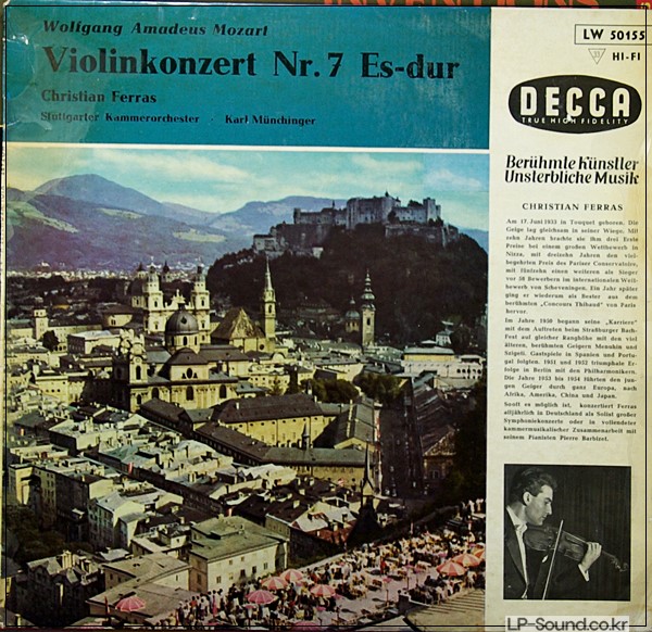 MOZART VIOLINKONZERT NR. 7 ES-DUR   LW 50155  10