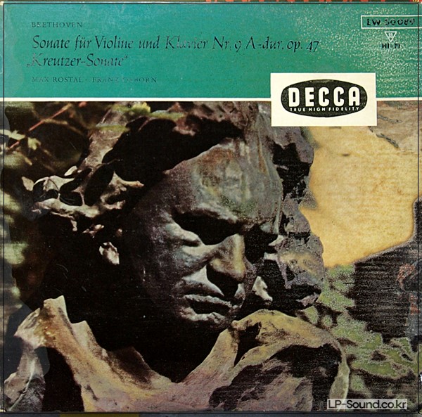 BEETHOVEN SONATE, OSBORN, MAX ROSTAL DECCA LW 50089