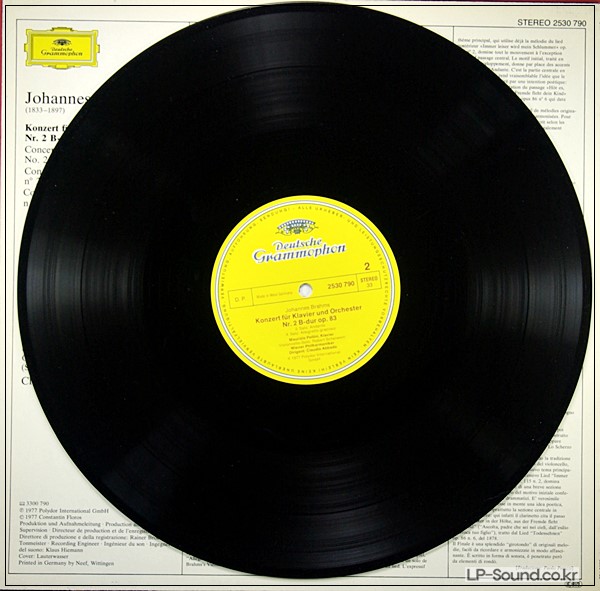 BRAHMS - PIANO CONC 2 / POLLINI / VPO / ABBADO / DG 2530 790