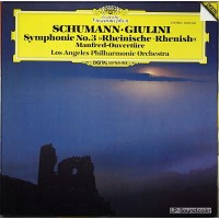 SCHUMANN SYMPHONY NO.3 - RHENISH, MANFRED OVERTURE LP GIULINI LAPO DG 2532 040