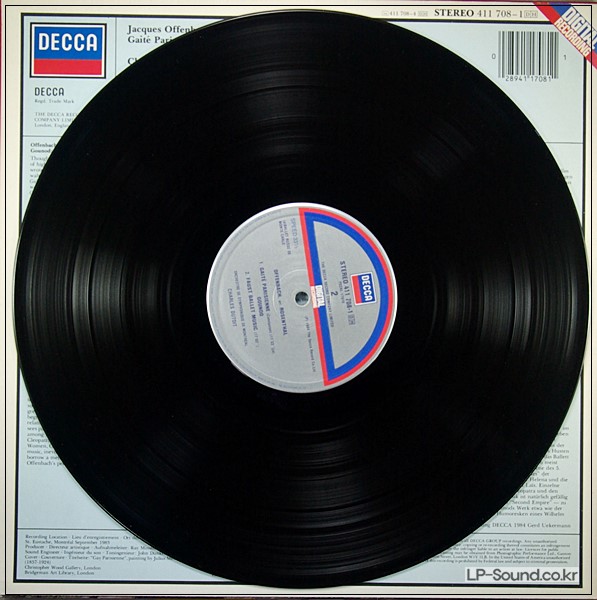 OFFENBACH GAITE PARISIENNE & GOUNOD, DUTOITLONDON LP 411 708-1