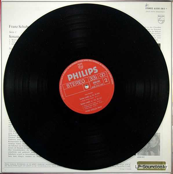 SCHUBERT PIANO SONATAS HAEBLER  PHILIPS 6500 083