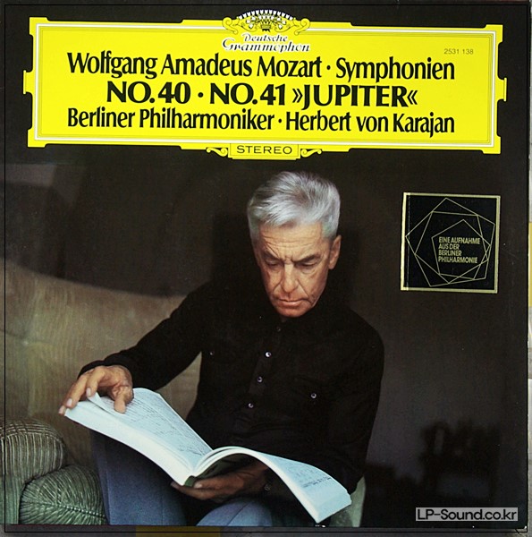 MOZART SYMPHONIEN NO 40 41, BERLINER KARAJAN, DG 2531 138