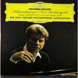 BRAHMS - PIANO CONCERTO NO 2 LP, EMIL GILELS, BERLIN P/O, JOCHUM, DG 2530 259