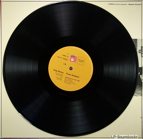 SCHUBERT SONATE B&G DUR JORG DEMUS 2LP BASF HARMONIA MUNDI