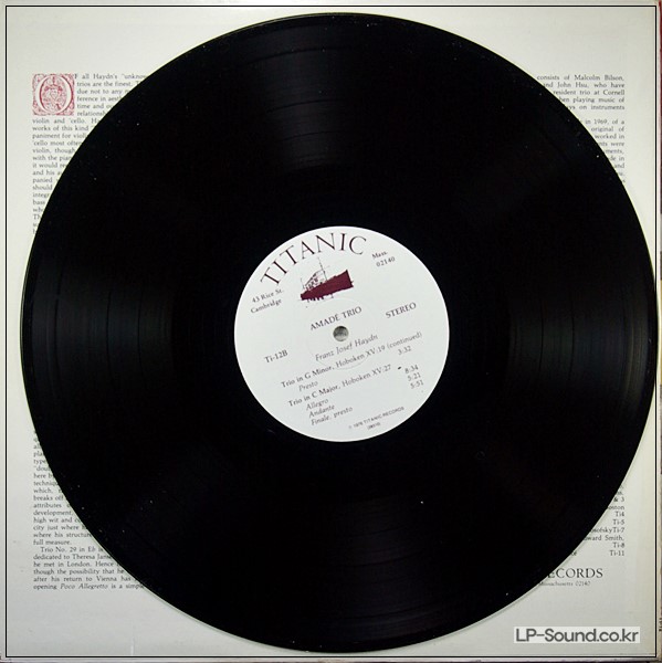 HAYDN AMADE TRIO XV29.19.27 AMADE TRIO