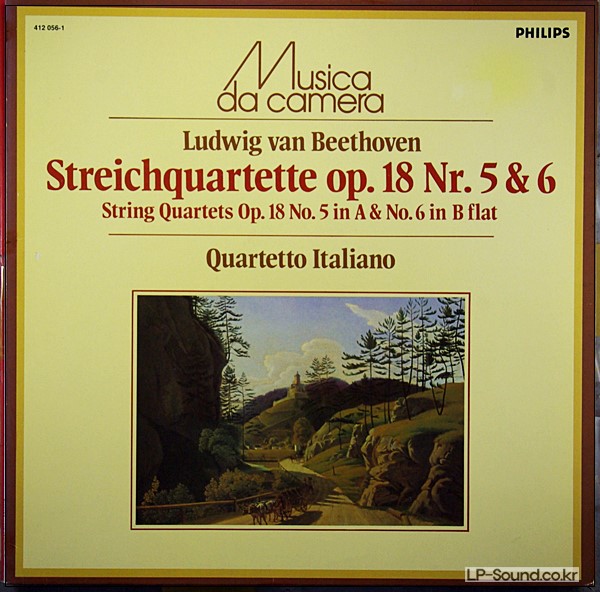 BEETHOVEN STRING QUARTETS QUARTETTO ITALIANO PHILIPS 412 056-1