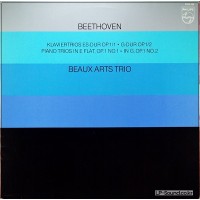 BEETHOVEN PIANO TRIOS OP. 1 NOS. 1 AND 2 (BEAUX ARTS TRIO) PHILIPS 9500 988