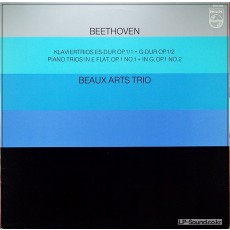 BEETHOVEN PIANO TRIOS OP. 1 NOS. 1 AND 2 (BEAUX ARTS TRIO) PHILIPS 9500 988