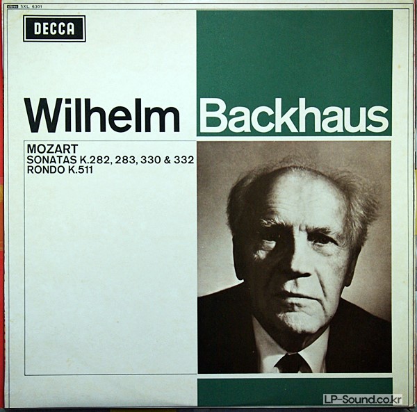 MOZART SONATAS WILHELM BACKHAUS SXL 6301