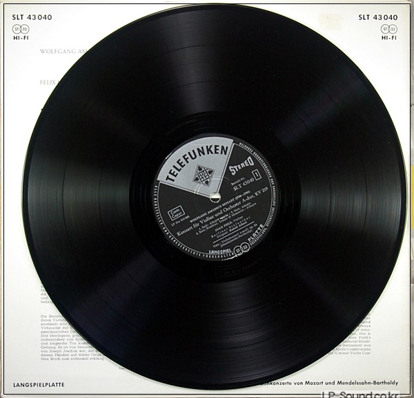 MOZART MENDELSSOHN CONCERTOS JOAN FIELD  TELEFUNKEN SLT 43 040 STEREO