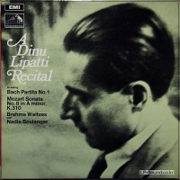 A DINU LIPATTI RECITAL BACH MOZART BRAHMS EMI ODEON HQM 1210