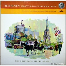 BEETHOVEN NO 14 HOLLYWOOD STRING QUARTET CAPITOL P 8425