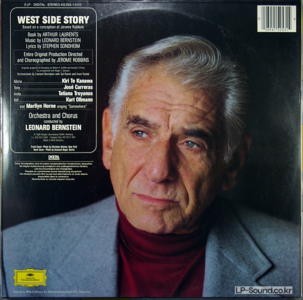 BERNSTEIN CONDUCTS WEST SIDE STORY 2-LP DG DIGITAL