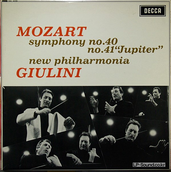 MOZART: SYMPHONY NO. 40 & 41 - GIULINI DECCA SXL 6225