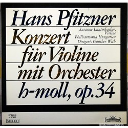SUSANNE LAUTENBACHER - GUNTHER WICH / PFITZNER VIOLIN CONCERTO OP.34 INTERCORD