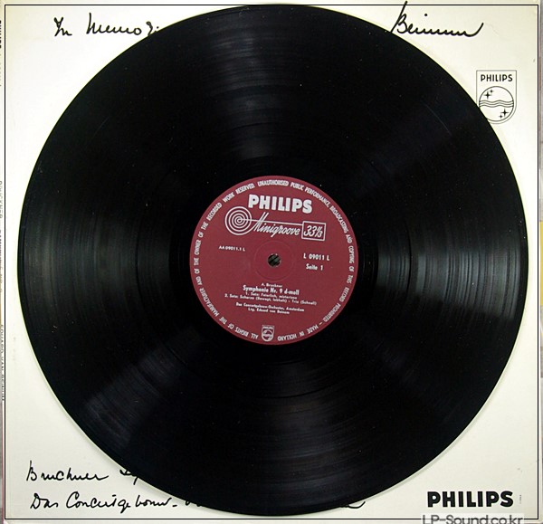 BRUCKNER SYMPHONY NO. 9 / VAN BEINUM IN MEMORIAM  L 09011 L