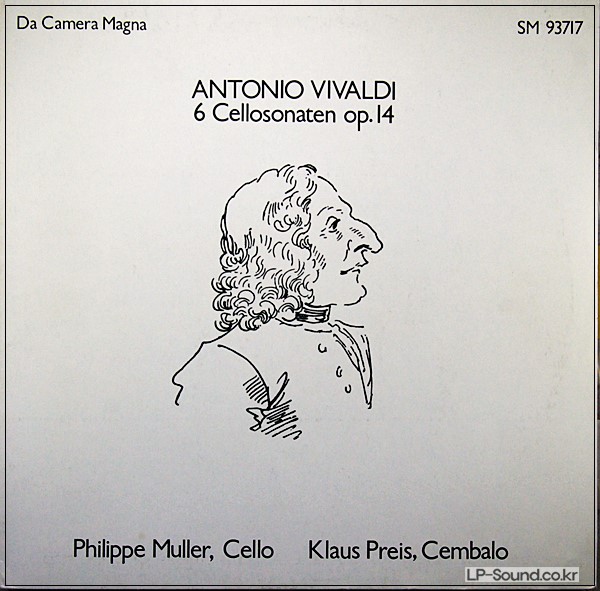 PHILIPPE MULLER,KLAUS PREIS,ANTONIO VIVALDI–6 CELLOSONATEN OP. 14