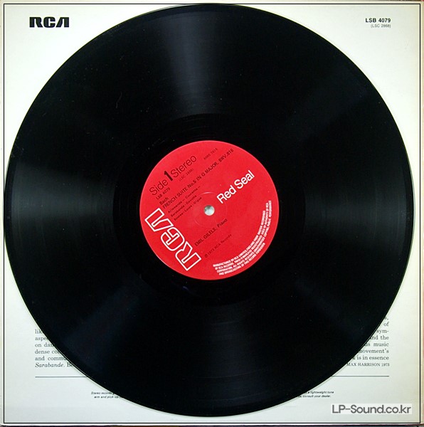 SHOSTAKOVICH SONATA BACH SUITE EMIL GILELS PIANO RCA LSB 4079