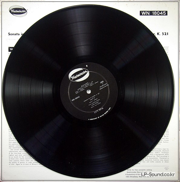 MOZART PIANO SONATA'S FMAJ & GMAJ BADURA-SKODA DEMUS WESTMINSTER XWN 18045