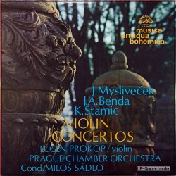 .MYSLIVECEK / BENDA / STAMIC VIOLIN CONCERTOS / PROKOP / SADLO / PCO  1 10 1060